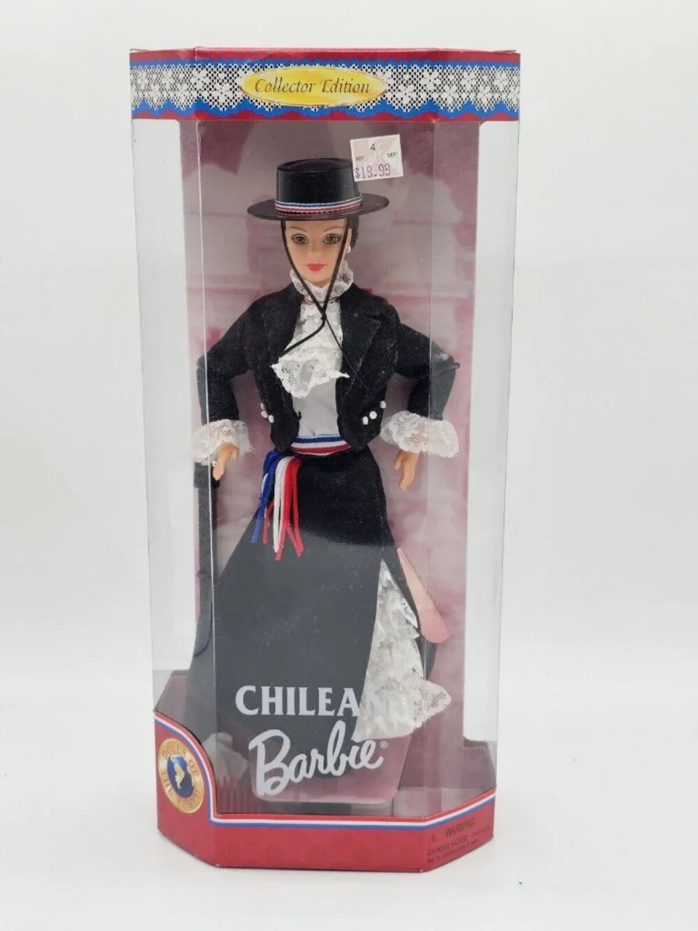 Barbie Chilean Barbie Doll Mattel Collector Edition 1997 Dolls of the World